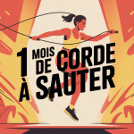 1 mois corde à sauter avant/après illustration fitness