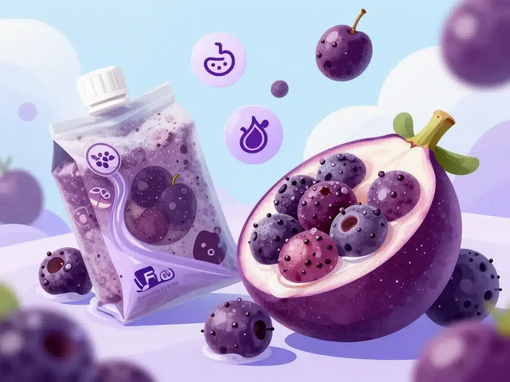 packs acai congelé baies nutriments