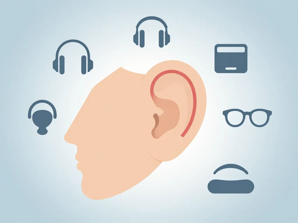 Diagramme anti tragus zone douleur et pressions