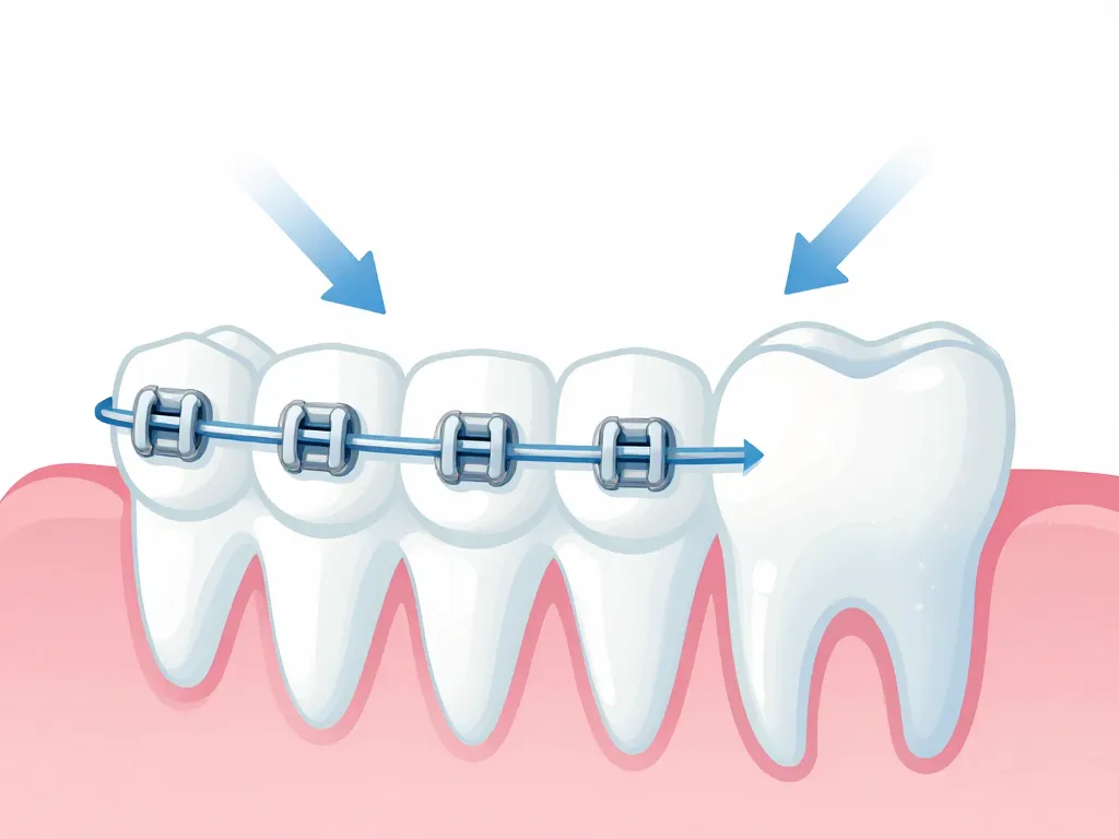 schéma bague dentaire pression dents