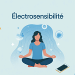 électrosensibilité traitement naturel illustration apaisante