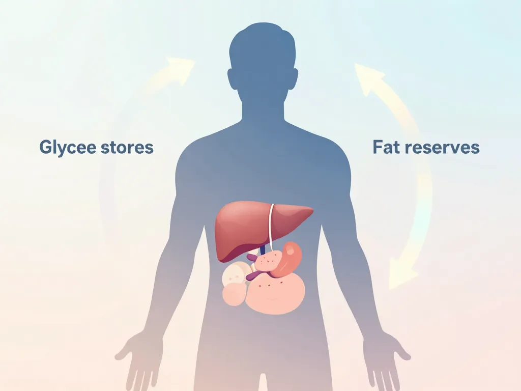 diagramme effets du sport à jeun sur le corps