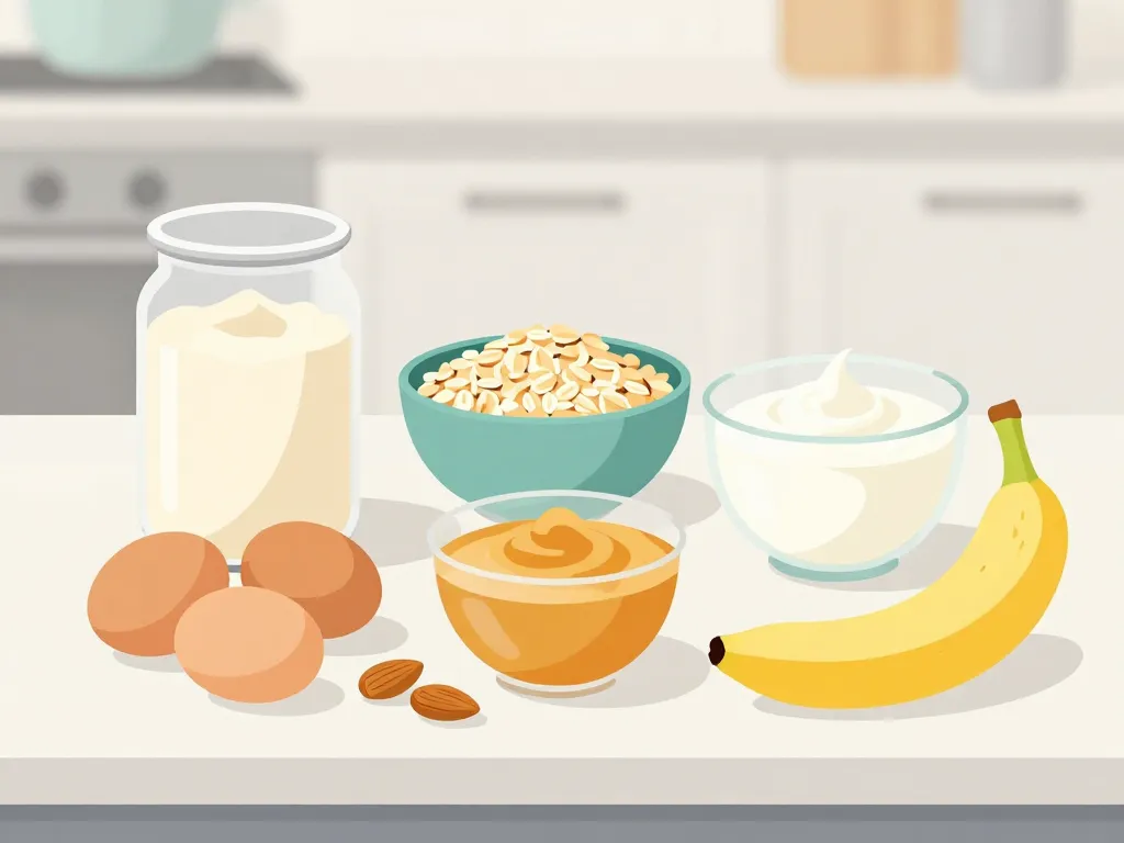 ingredients gateau musculation proteines et sains