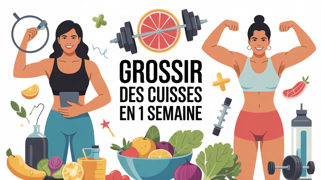 grossir des cuisses en 1 semaine illustration motivation