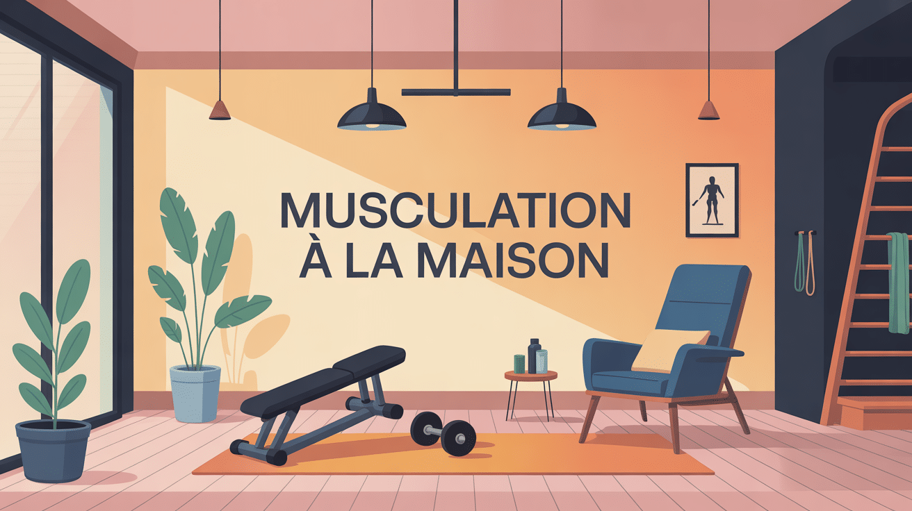 musculation dans la maison espace entraînement minimaliste