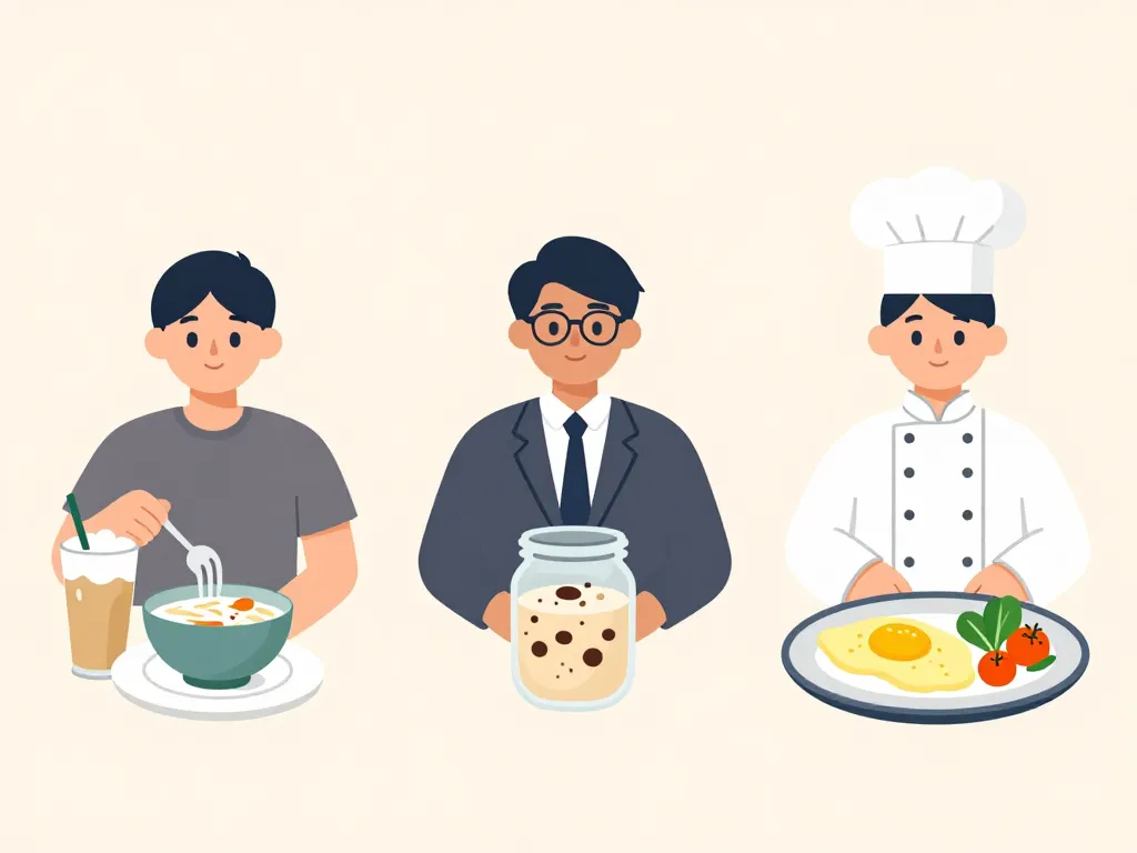 petit dejeuner pour secher differents profils