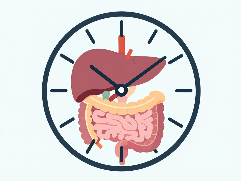 Diagramme position de l’horloge sur organe anatomique