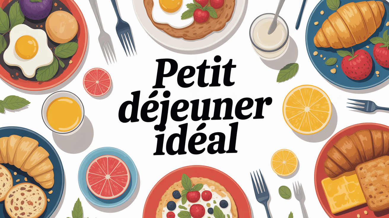 quel est le petit dejeuner ideal vue table aliments sains