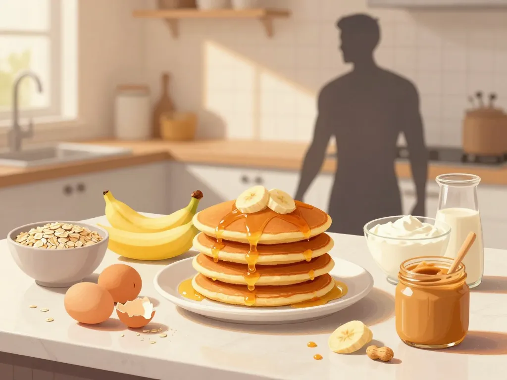 pancakes prise de masse ingrédients cuisine