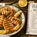 combien de proteines dans 100 g de poulet grillé avec citron et romarin