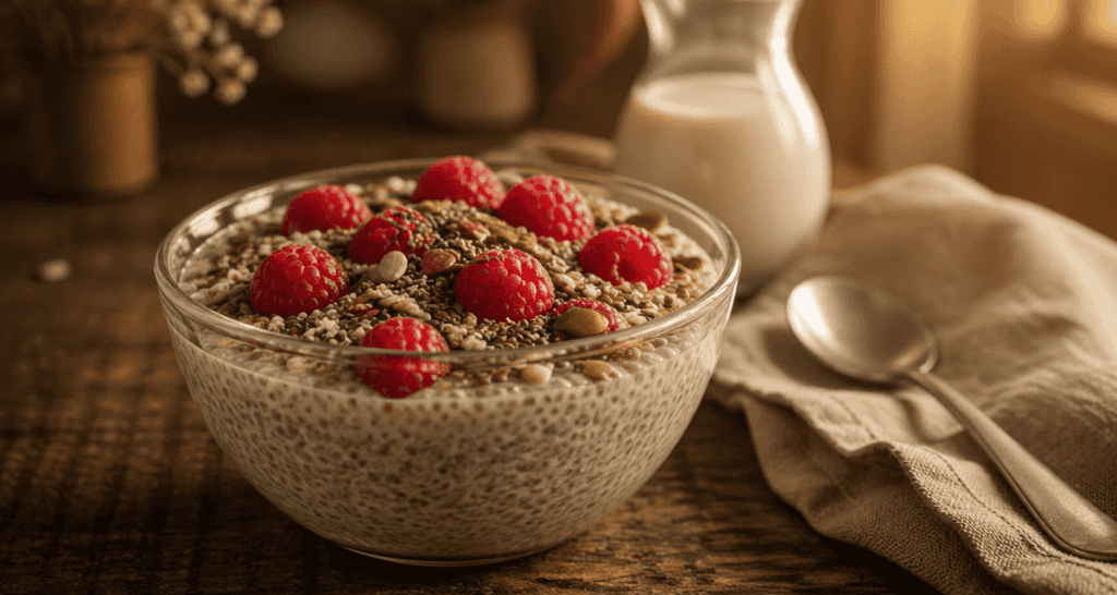 peut on manger des graines le soir pudding chia