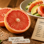 calories dans un pamplemousse, fiche nutrition, salade