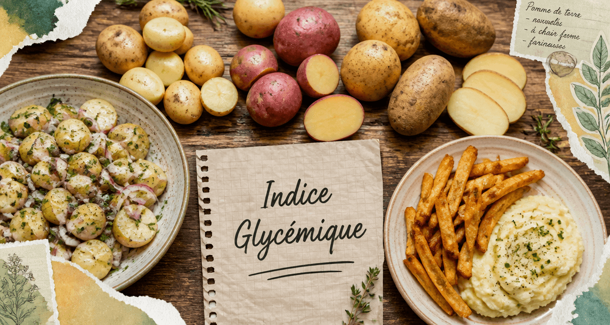 indice glycemique de pomme de terre salade frites puree