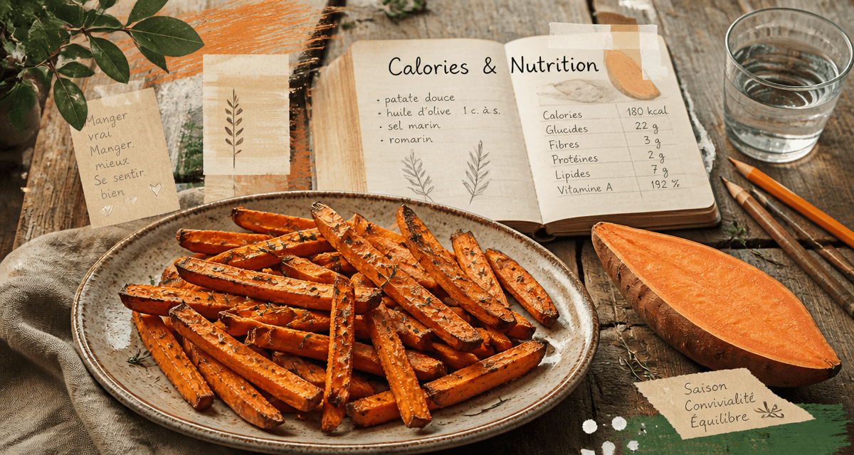 patate douce calories frites au four