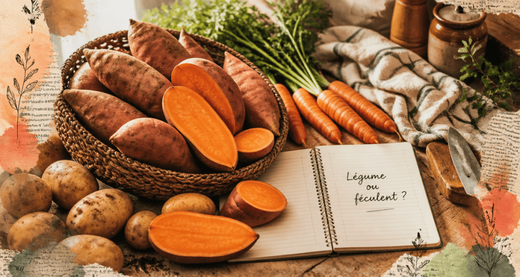 patate douce legume ou feculent panier cuisine