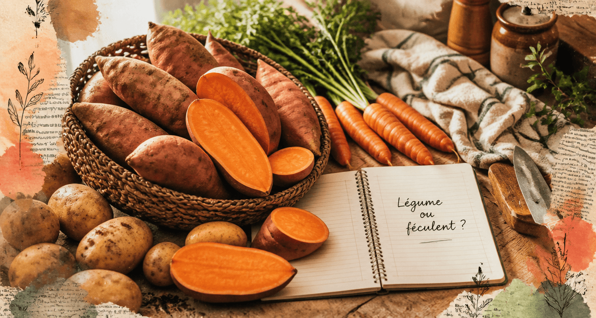 patate douce legume ou feculent panier cuisine