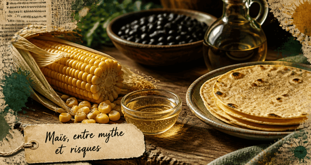 pourquoi le maïs n est pas bon pour la sante, image de maïs, sirop et tortillas
