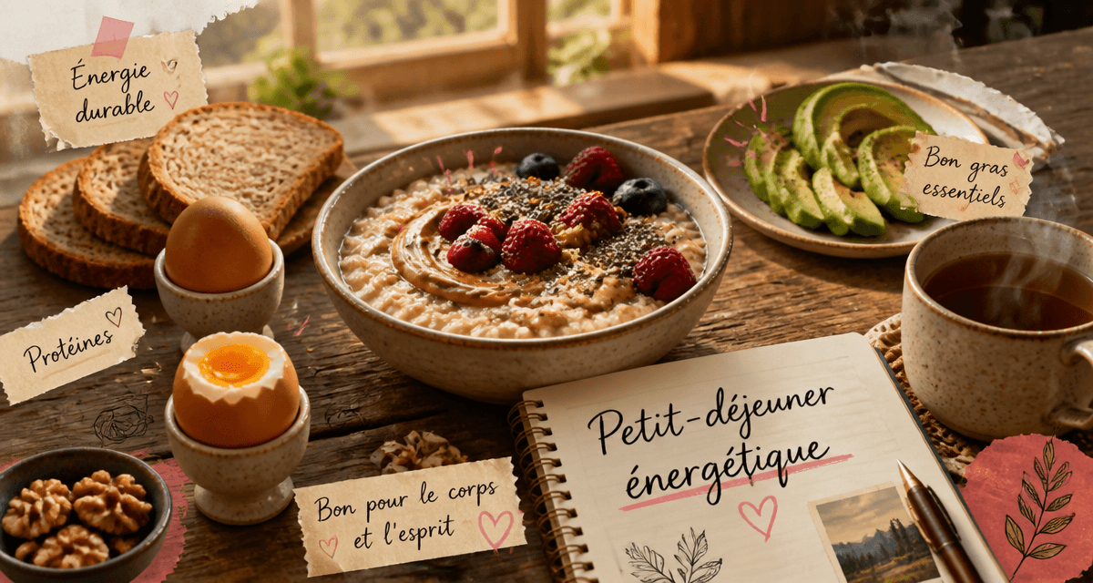 que manger le matin bol avoine œufs avocat