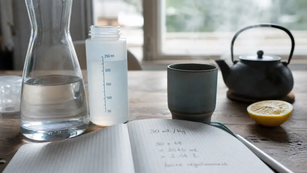 Combien d'eau boire par jour : repère 30 ml/kg