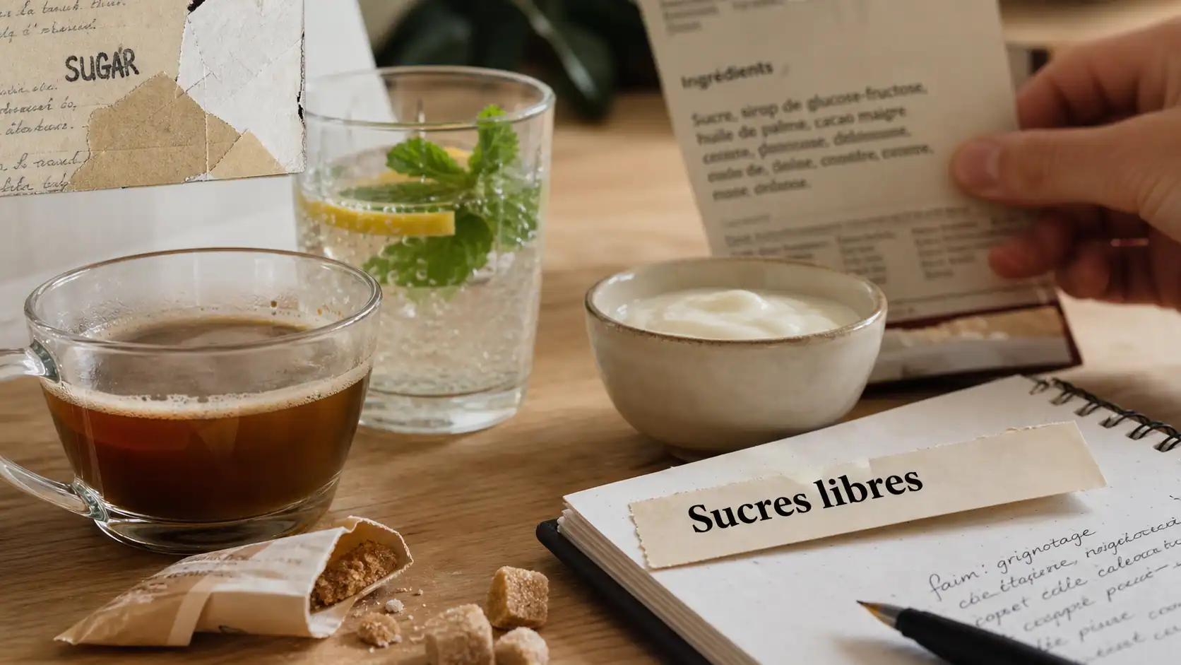 Comment réduire le sucre : tasse, étiquette et réflexes anti-fringale
