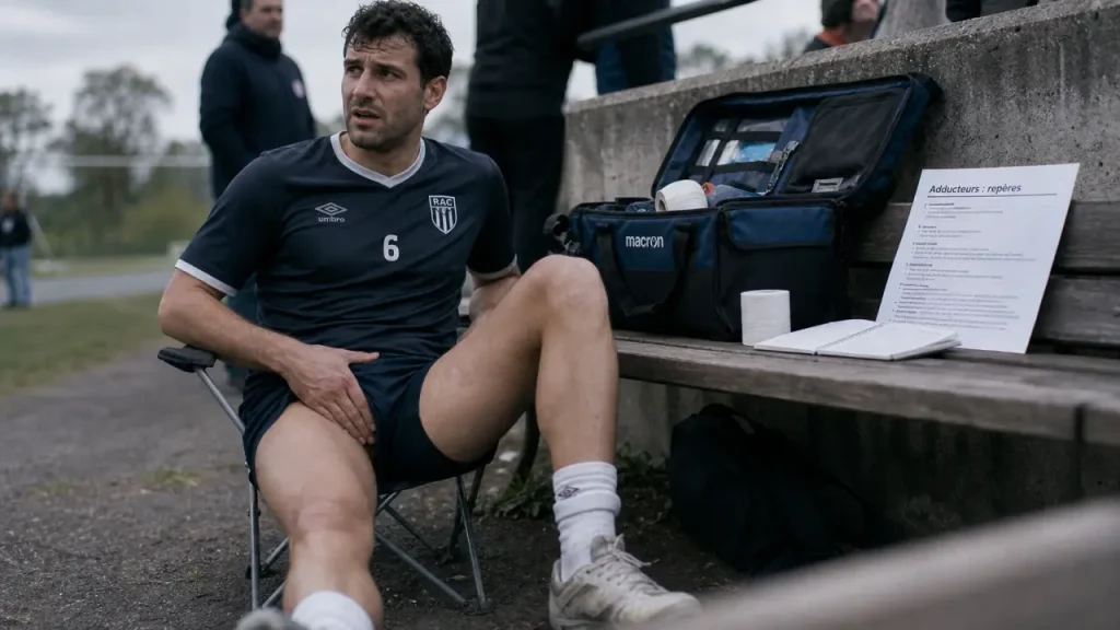Douleur à l’aine après un sprint : reconnaître une élongation des adducteurs et reprendre sans récidive