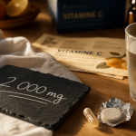 Effets secondaires vitamine C 2000 mg : comprimé et eau