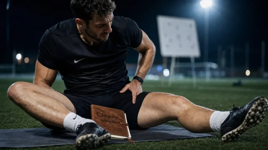 Douleur à l’aine après un sprint : reconnaître une élongation des adducteurs et reprendre sans récidive