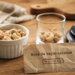 Noix de cajou calories : ramequin de noix et repère 30 g ~166 kcal