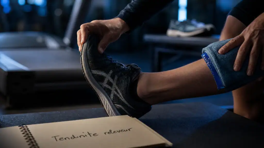 Tendinite releveur du pied : douleur au cou-de-pied sur le dessus du pied