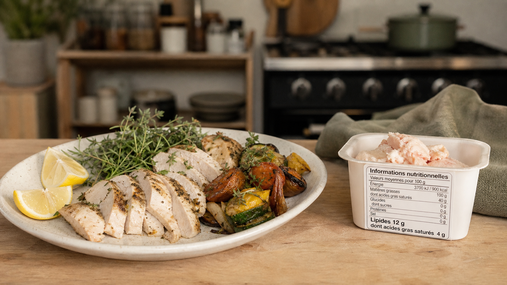 Viande maigre : assiette de blanc de poulet et filet de dinde, cuisson sans excès de gras