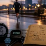 Calcul vitesse course pied et temps de passage, montre GPS en course