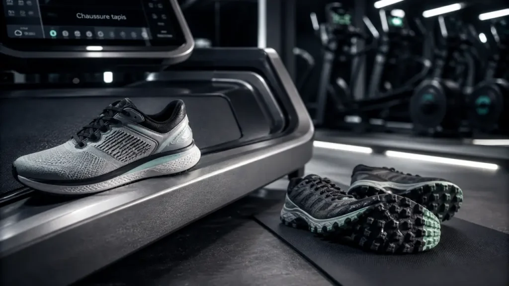 Chaussure tapis de course : amorti, maintien et erreurs à éviter selon votre usage