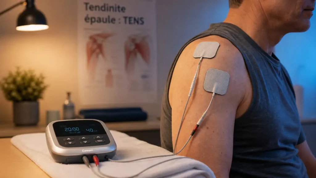 Tendinite de l’épaule : quel programme d’électrostimulation choisir, où placer les électrodes et quelles erreurs éviter ?