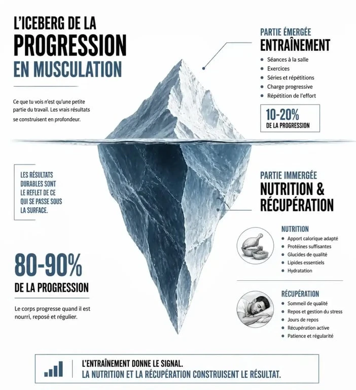 Facteurs de réussite musculation 4 fois par semaine resultat