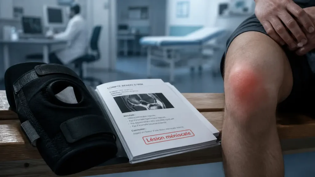 Fissure du ménisque : repos, suture ou méniscectomie selon le type de lésion