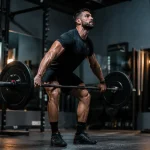 Hang power snatch en CrossFit : athlète en hang power snatch
