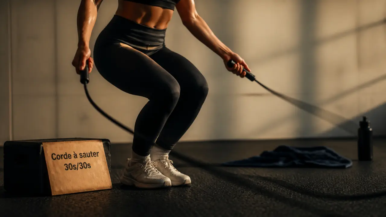 Perdre du poids corde a sauter : 400 calories en séance courte