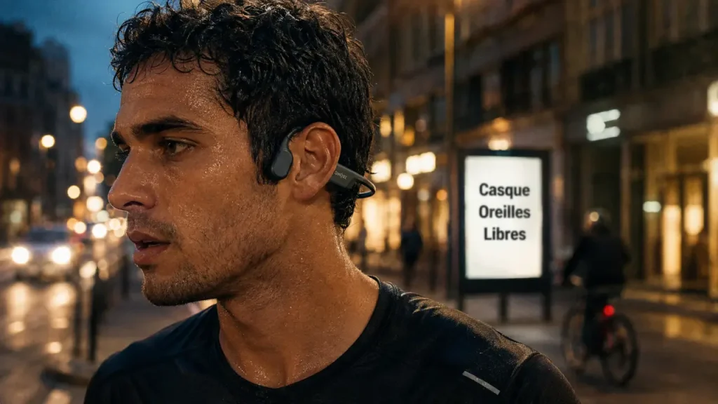 Casque course à pied : oreilles libres, IP67 et 8 à 12 h d’autonomie, le trio à vérifier