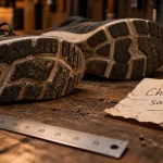 Chaussures homme course pied : semelles et traction sur un établi, pour choisir la bonne paire