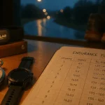 Ef course à pied : FCmax 60-70%, chrono et cardio
