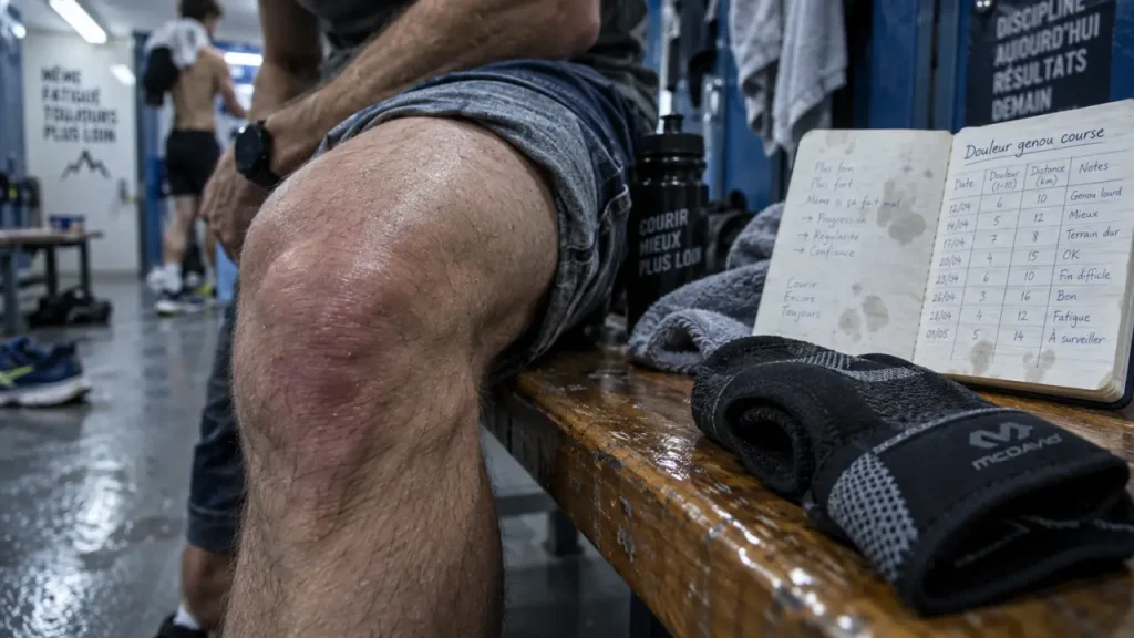 Douleur au genou en course à pied : continuer, alléger ou s’arrêter ?