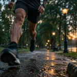 Endurance fondamentale zone 2 ou 3 : coureur en zone 2/3 avec cardio et montre