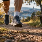 La course à pied : pieds de coureur, chaussures de running, 30 minutes
