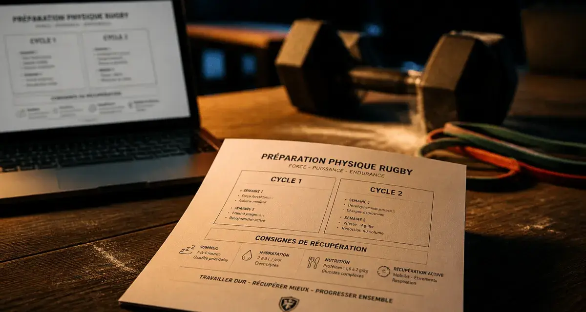 Préparation physique rugby pdf : cycle structuré et récupération